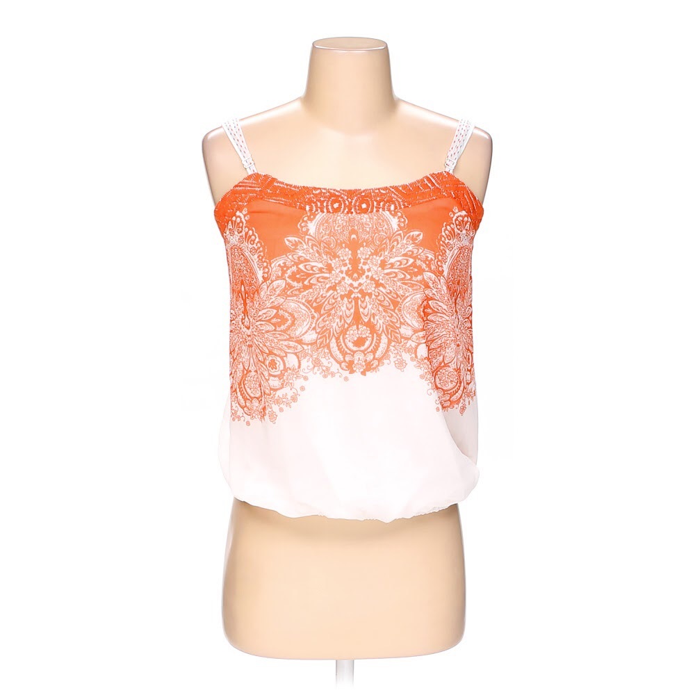 ANTHROPOLOGIE One September Piha Tank Orange, XS